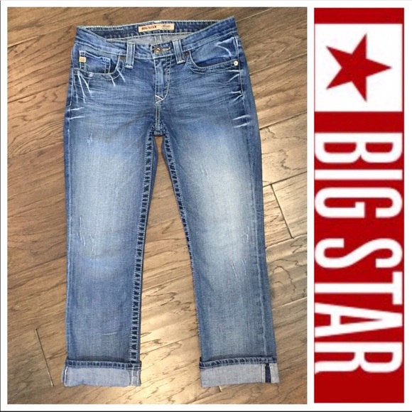 Big Star Pants - SALE! Big Star Maddie mid rise cropped jeans Sz 26